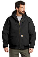 Carhartt® Quilted-Flannel-Lined Duck Active Jacket Tall