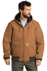 Carhartt® Quilted-Flannel-Lined Duck Active Jacket Tall