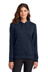 Nike Ladies Club Fleece Sleeve Swoosh Pullover Hoodie