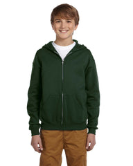 Jerzees Youth 8 oz. NuBlend® Fleece Full-Zip Hooded Sweatshirt