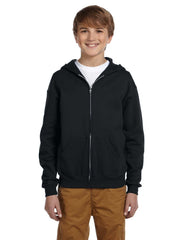 Jerzees Youth 8 oz. NuBlend® Fleece Full-Zip Hooded Sweatshirt