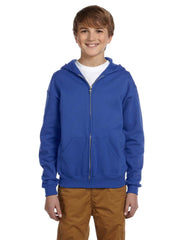 Jerzees Youth 8 oz. NuBlend® Fleece Full-Zip Hooded Sweatshirt