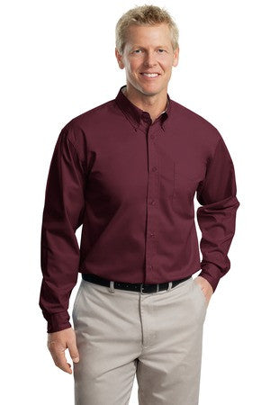 Port Authority Mens Long Sleeve Easy Care Shirt